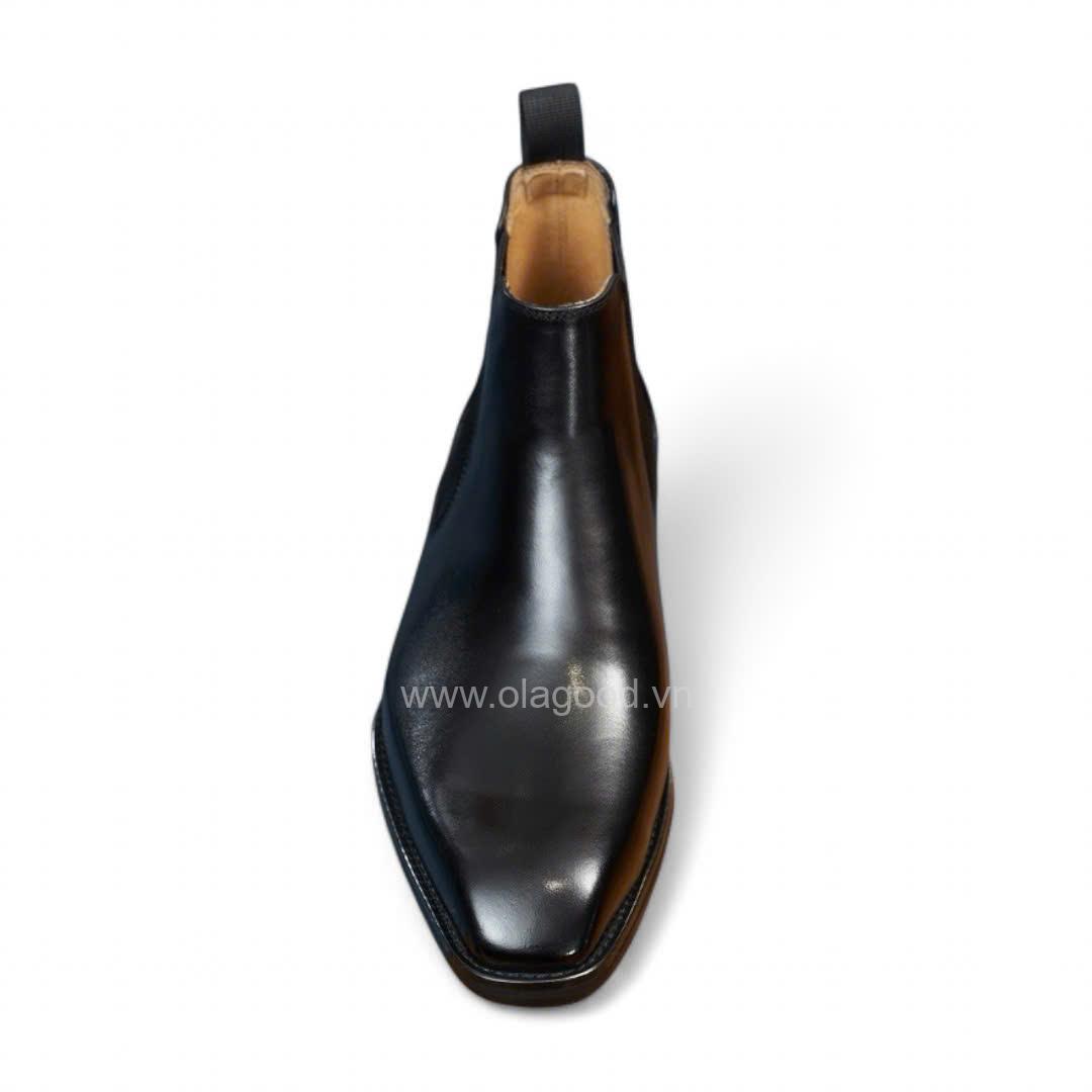 Boots chelsea wholecut da bê cao cấp - ZCW012B - Hình ảnh 7