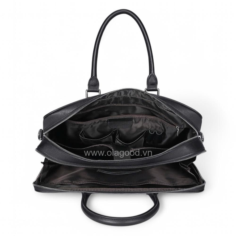 Cặp da laptop nam công sở da bò - LT0118B - Hình ảnh 17