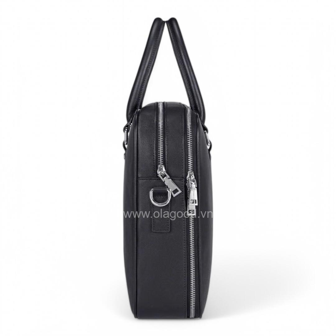 Cặp da laptop nam công sở da bò - LT0118B - Hình ảnh 10