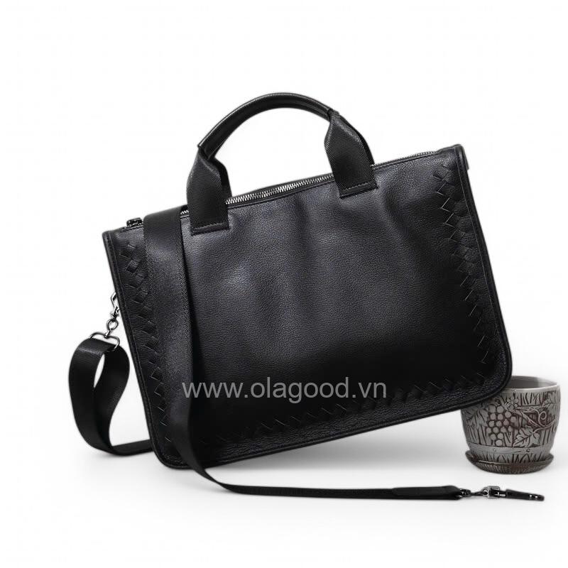 Cặp laptop nam văn phòng da bò - LT0119B - Hình ảnh 4