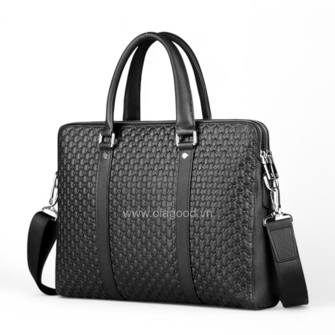 Cặp xách laptop nam da bò - LT0121B - Hình ảnh 3