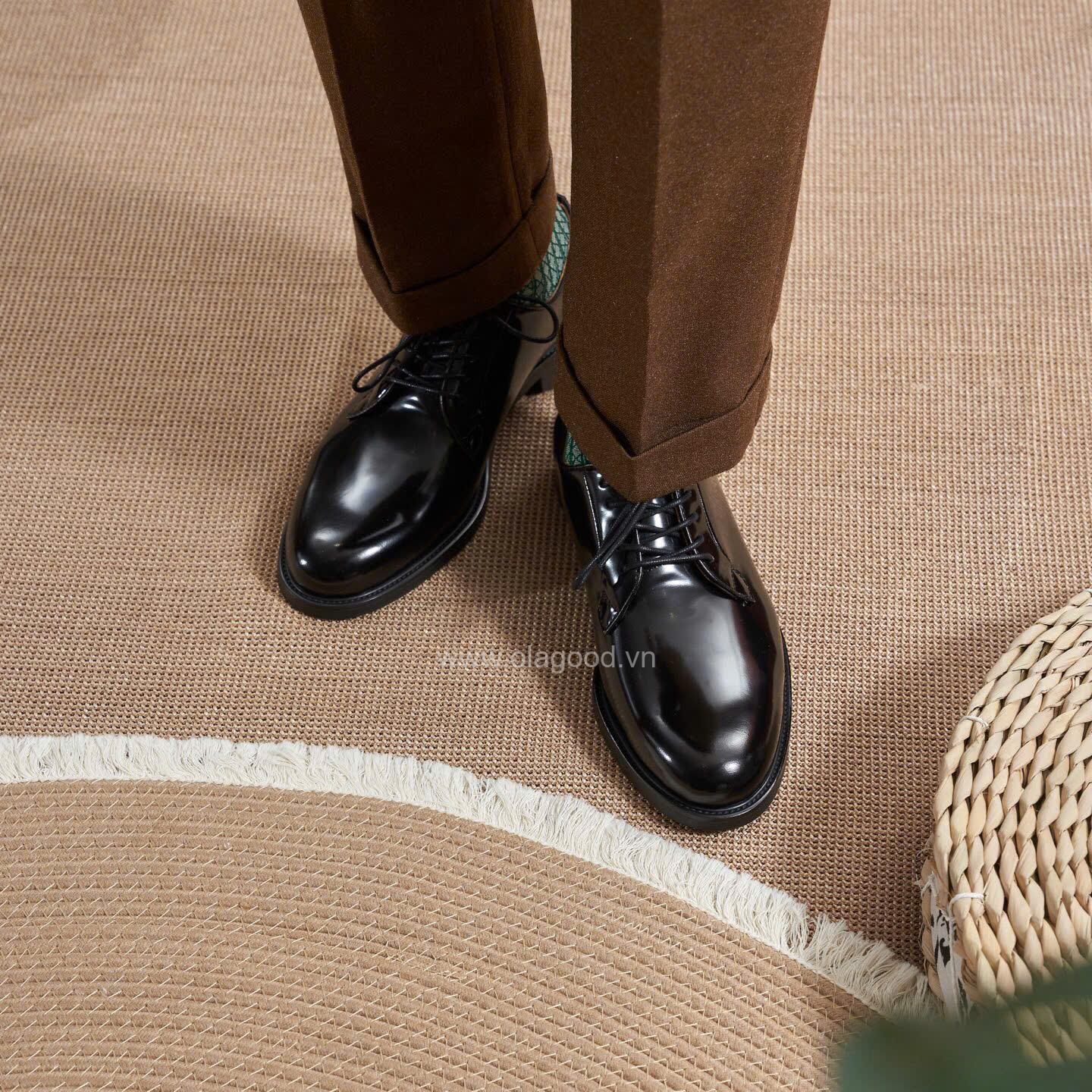 Giày derby nam da bê cao cấp - ZDB011B - Hình ảnh 19