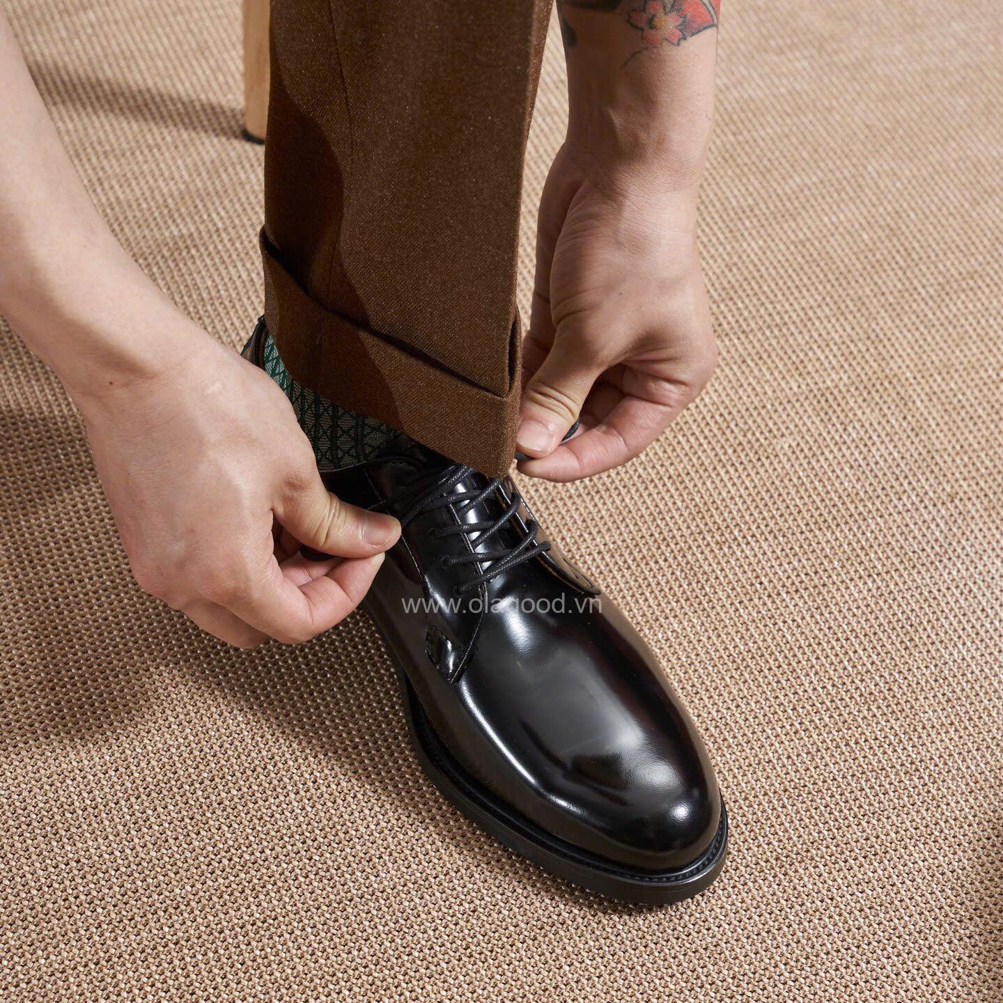 Giày derby nam da bê cao cấp - ZDB011B - Hình ảnh 20