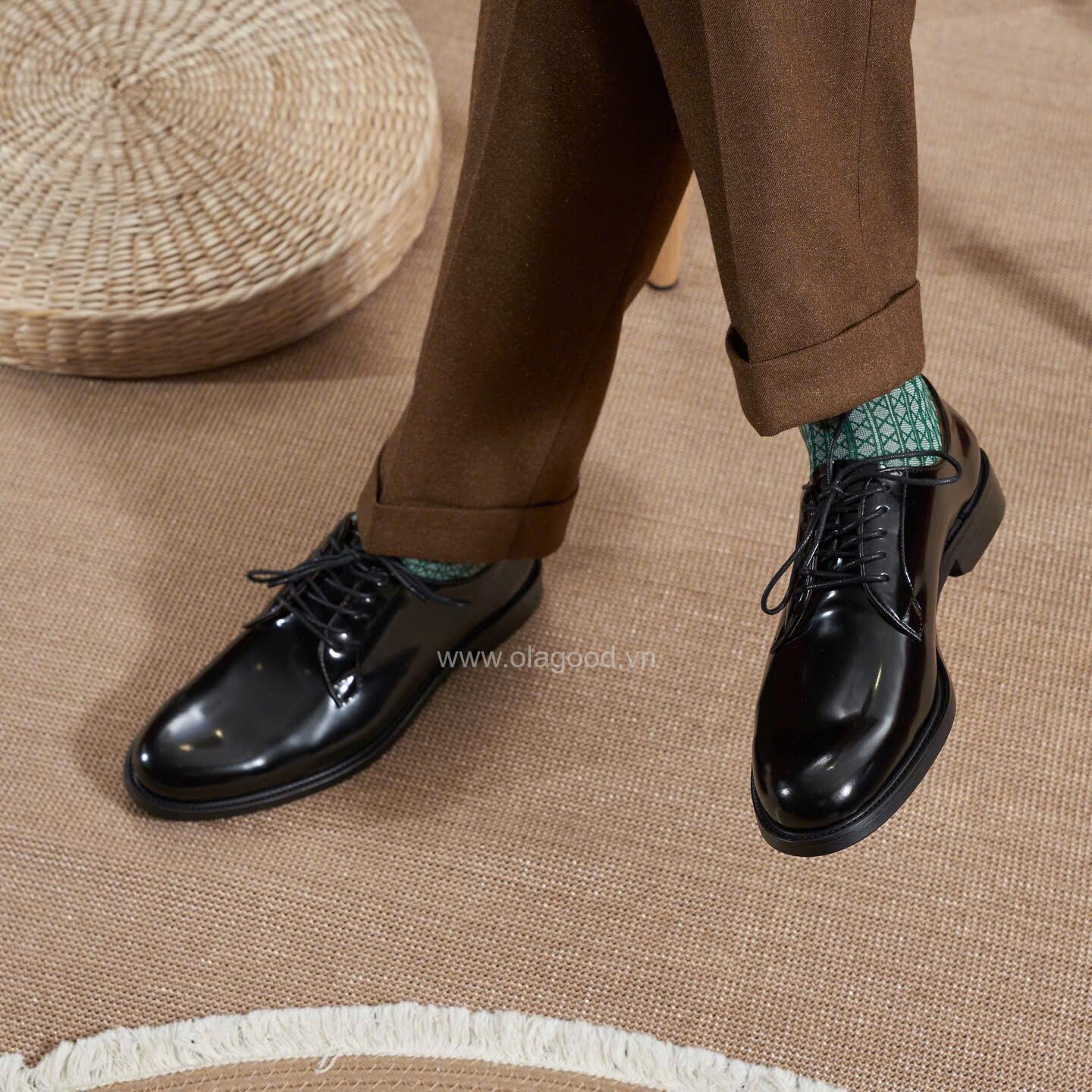 Giày derby nam da bê cao cấp - ZDB011B - Hình ảnh 21