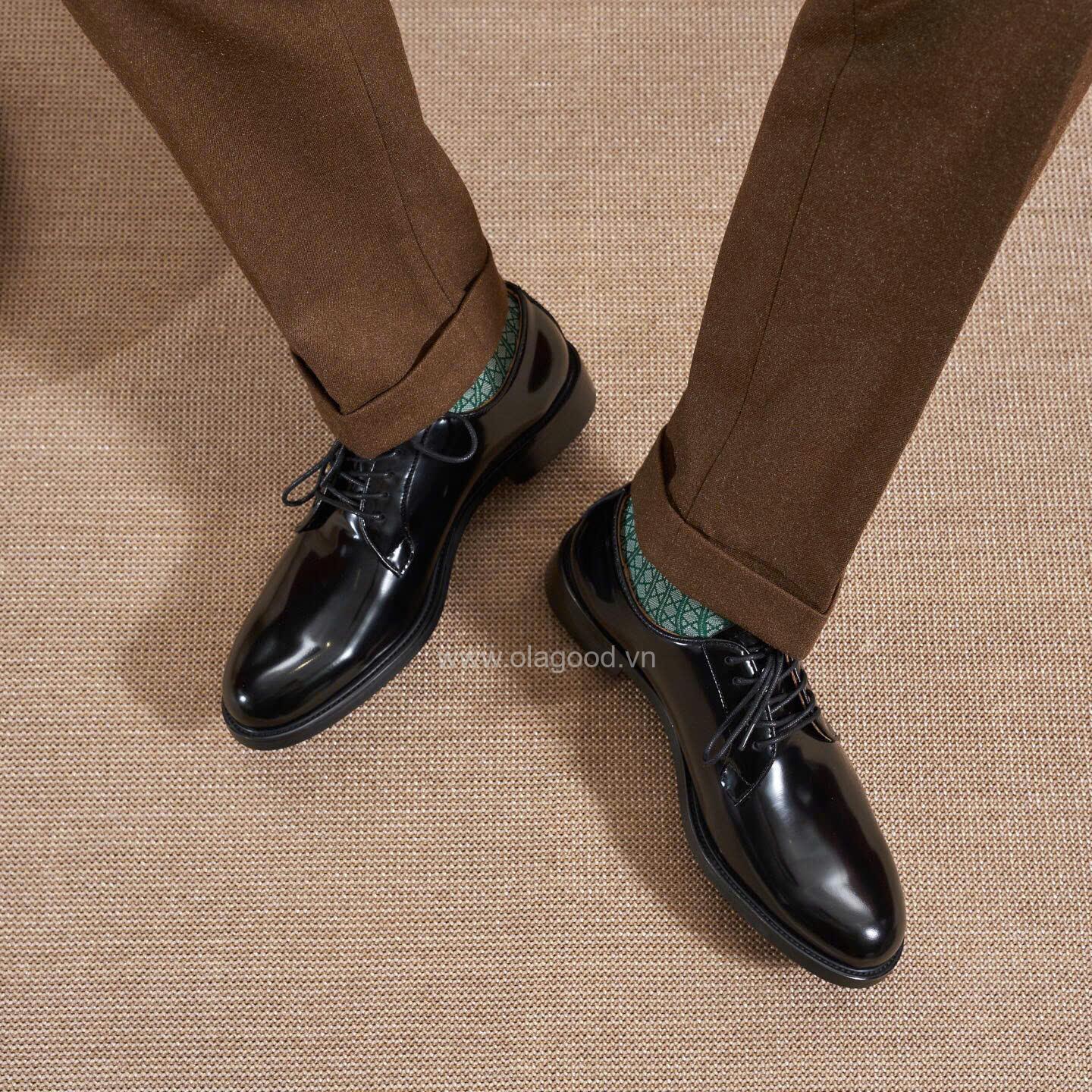Giày derby nam da bê cao cấp - ZDB011B - Hình ảnh 23