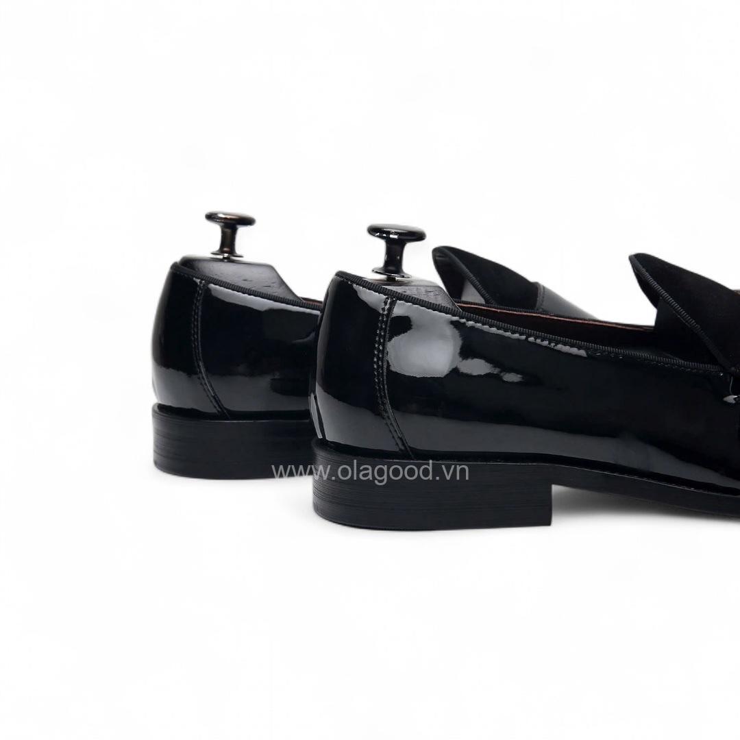 Giày double monktrap da bê kết hợp da lộn cao cấp - ZDM013B - Hình ảnh 9