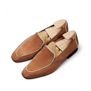 Giày loafer da cashmere cao cấp - ZLF015B