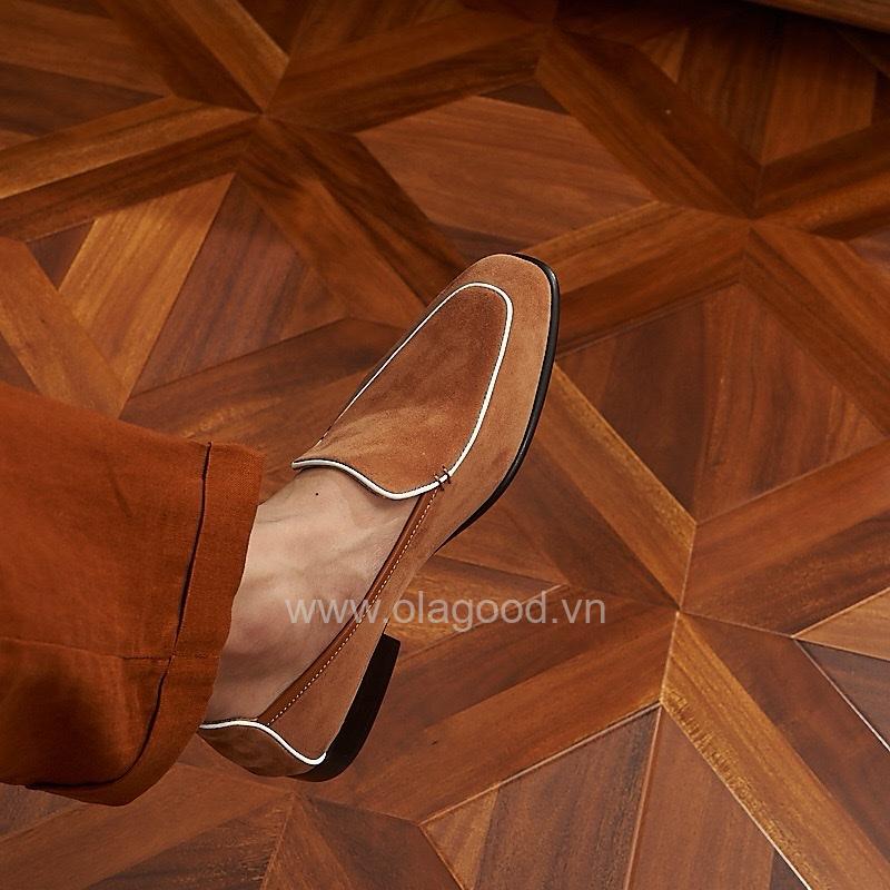 Giày loafer da cashmere cao cấp - ZLF015B - Hình ảnh 29