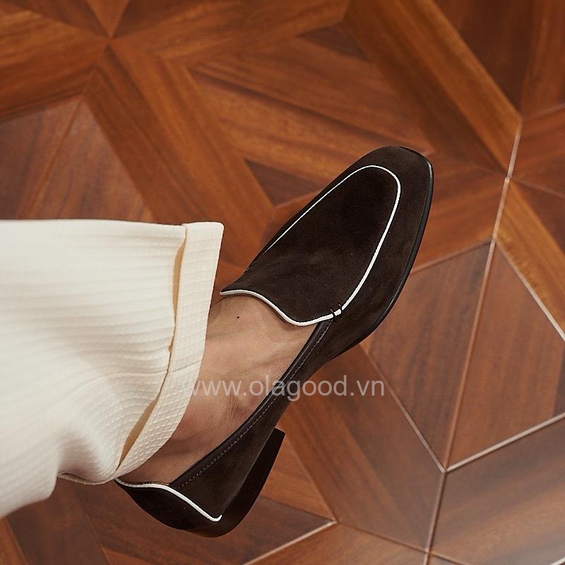 Giày loafer da cashmere cao cấp - ZLF015B - Hình ảnh 33