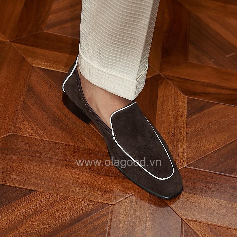 Giày loafer da cashmere cao cấp - ZLF015B - Hình ảnh 38
