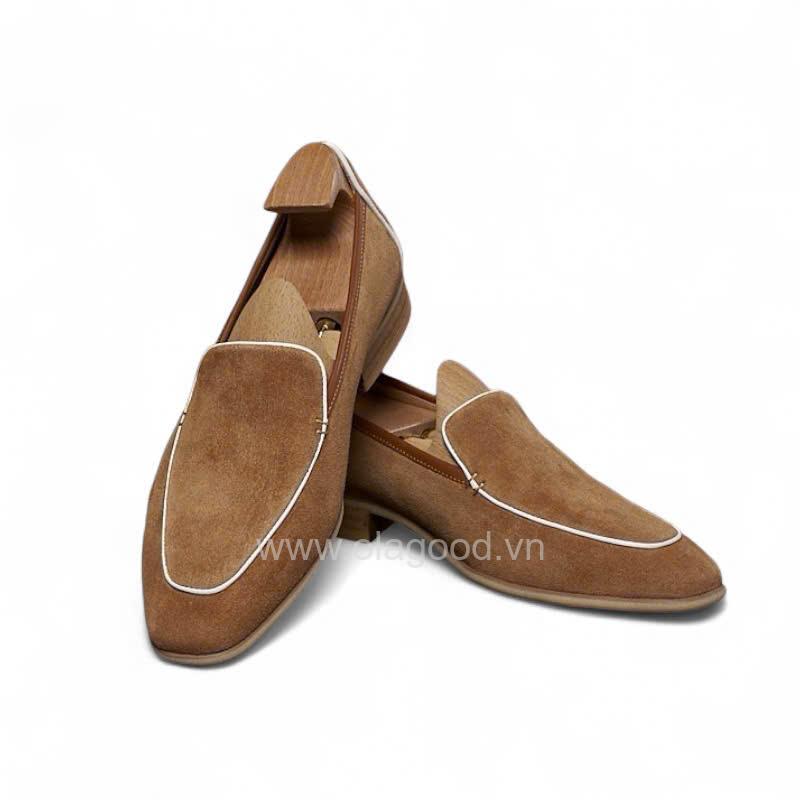 Giày loafer da cashmere cao cấp - ZLF015B - Hình ảnh 11