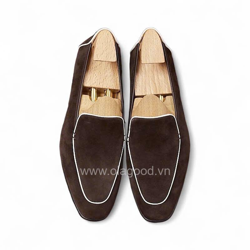 Giày loafer da cashmere cao cấp - ZLF015B - Hình ảnh 19
