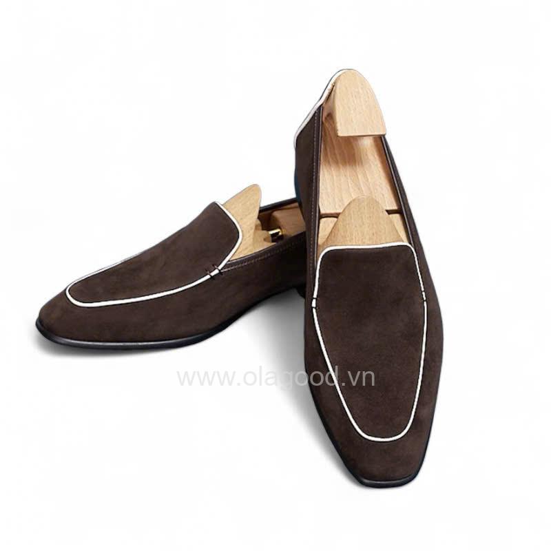 Giày loafer da cashmere cao cấp - ZLF015B - Hình ảnh 17