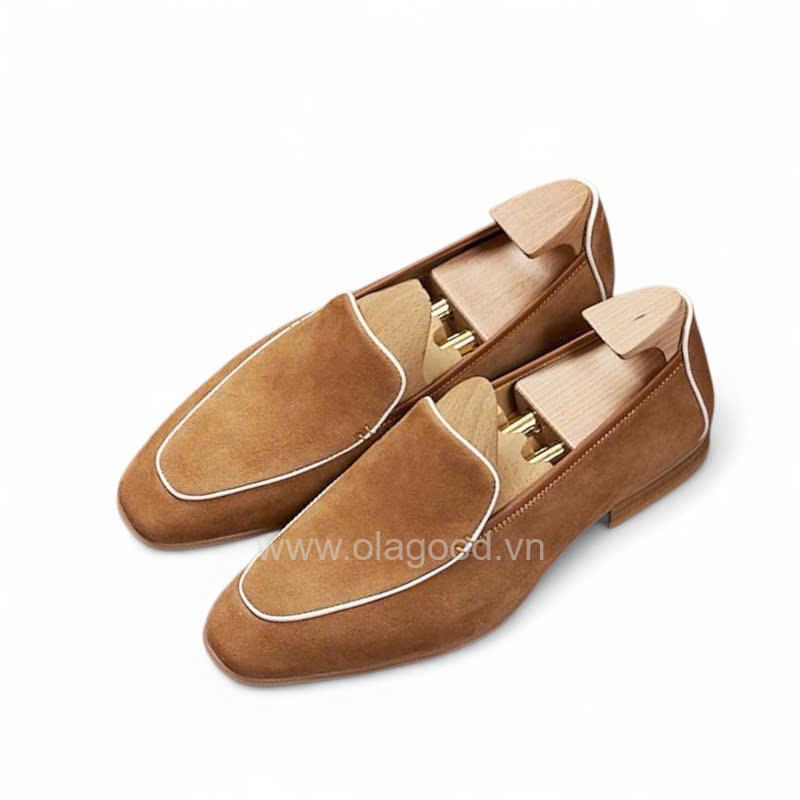 Giày loafer da cashmere cao cấp - ZLF015B - Hình ảnh 5