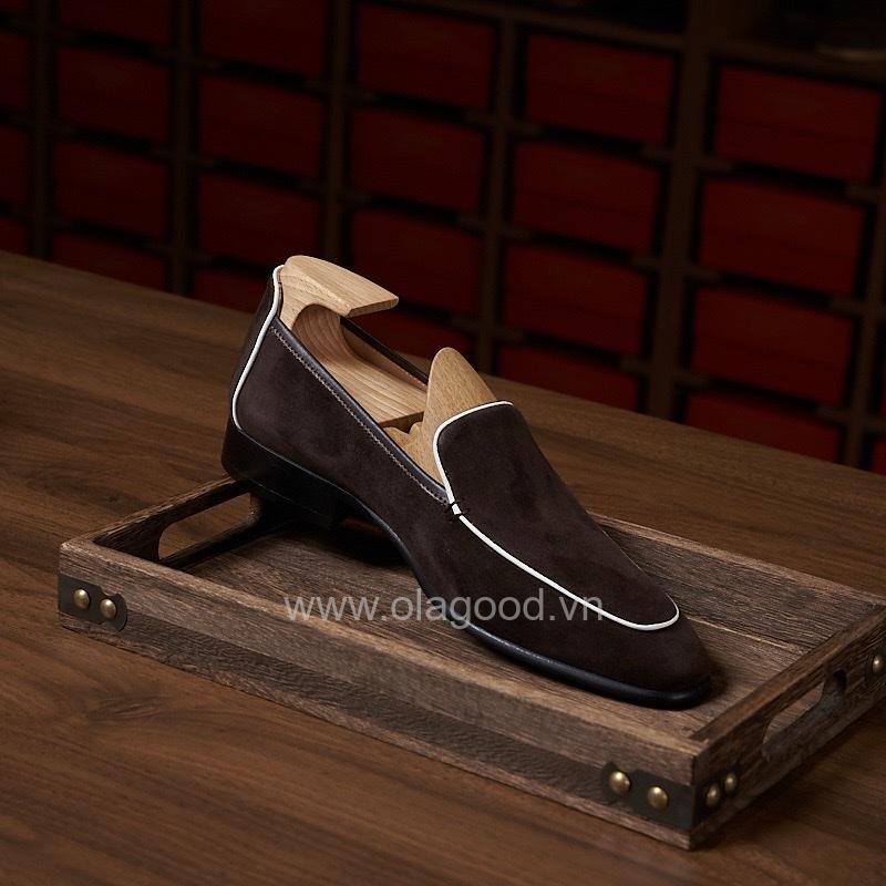 Giày loafer da cashmere cao cấp - ZLF015B - Hình ảnh 21