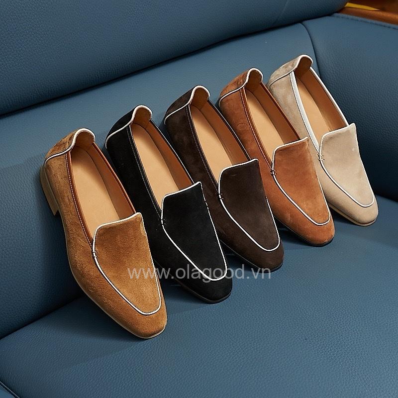 Giày loafer da cashmere cao cấp - ZLF015B - Hình ảnh 20