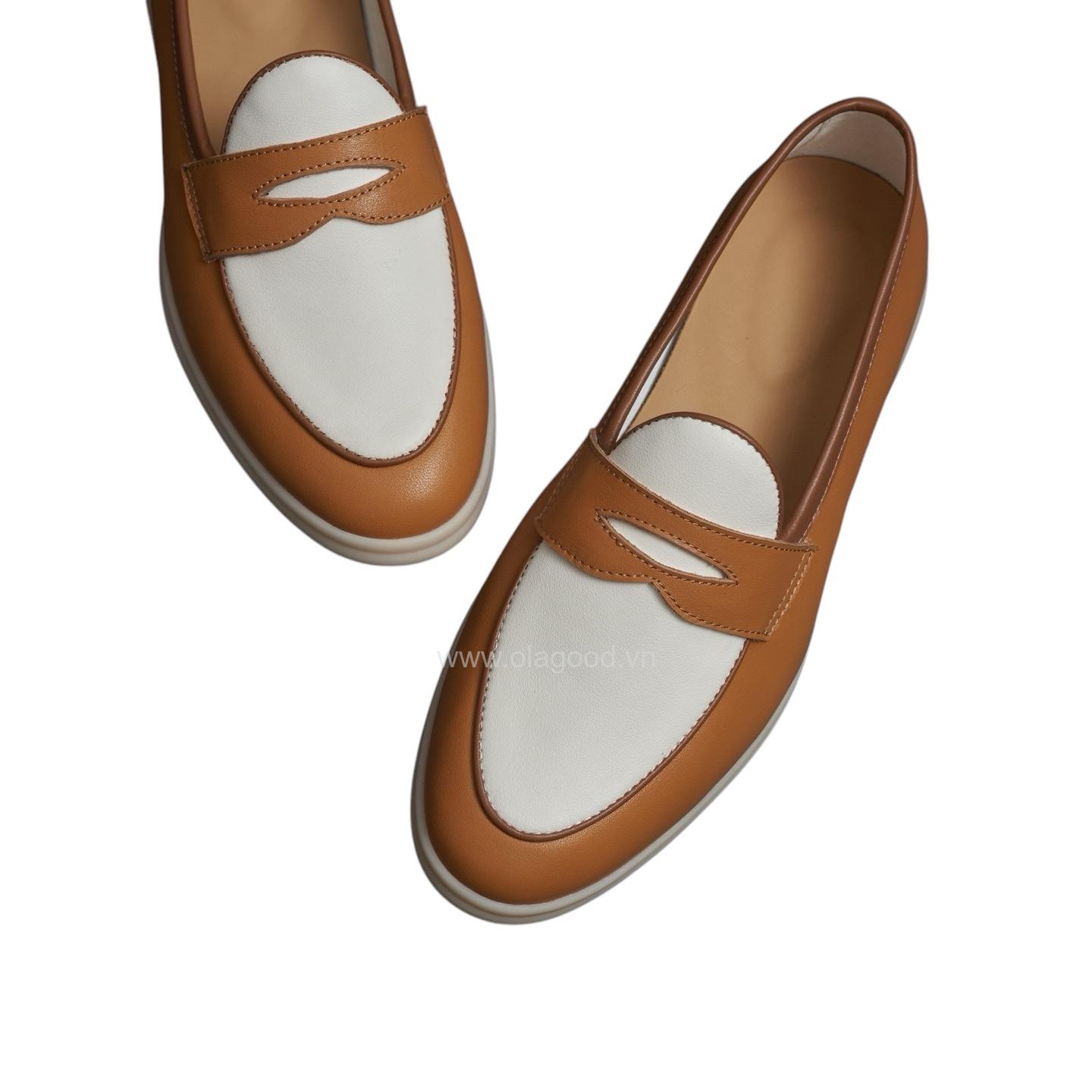 Giày loafer penny da bê cao cấp - ZLP016B - Hình ảnh 7