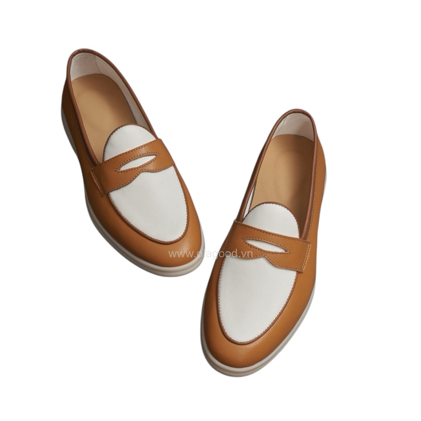 Giày loafer penny da bê cao cấp - ZLP016B - Hình ảnh 6