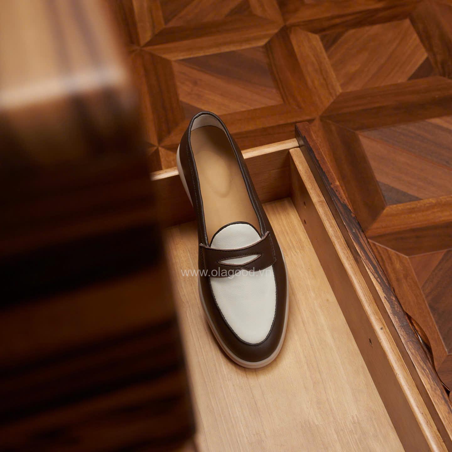 Giày loafer penny da bê cao cấp - ZLP016B - Hình ảnh 21