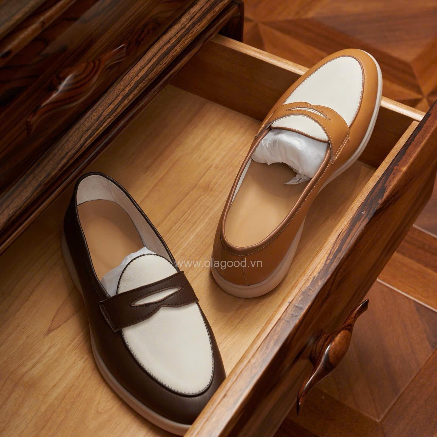 Giày loafer penny da bê cao cấp - ZLP016B - Hình ảnh 22