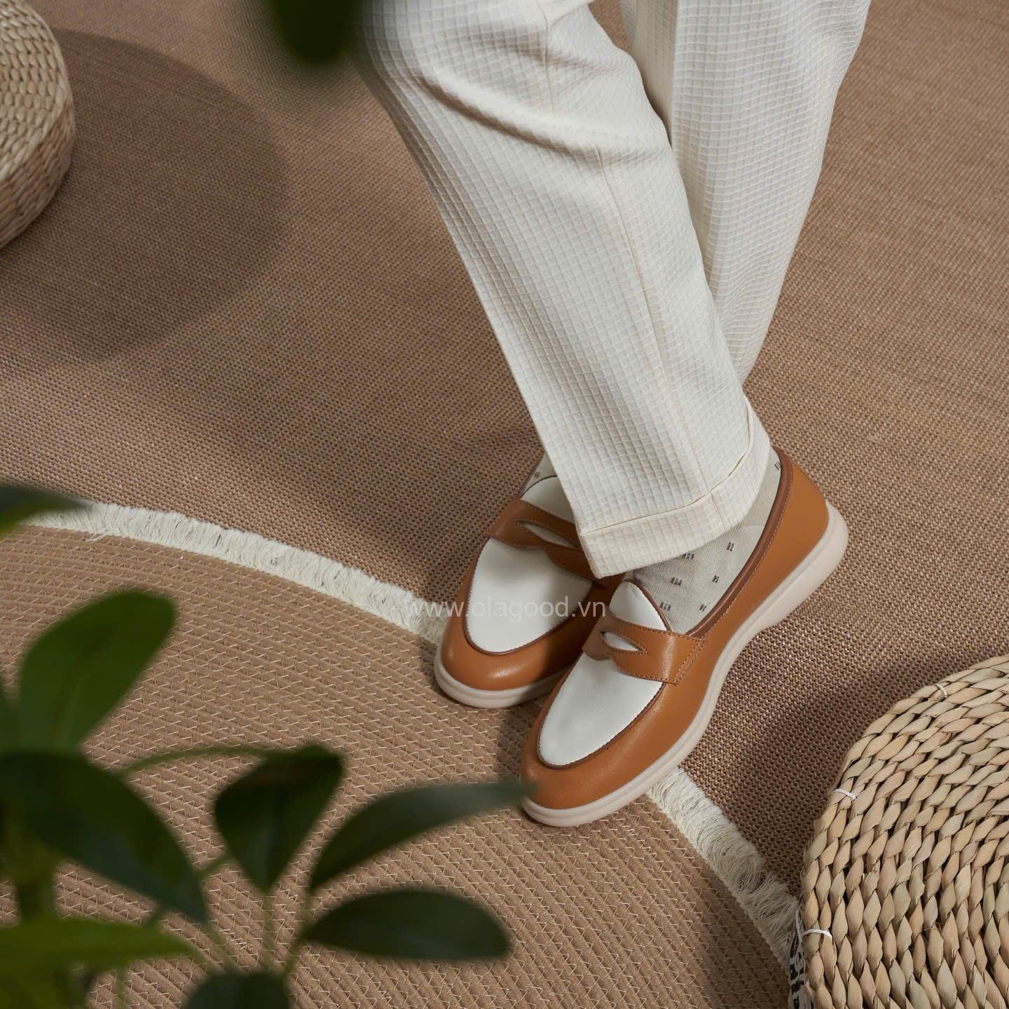 Giày loafer penny da bê cao cấp - ZLP016B - Hình ảnh 27