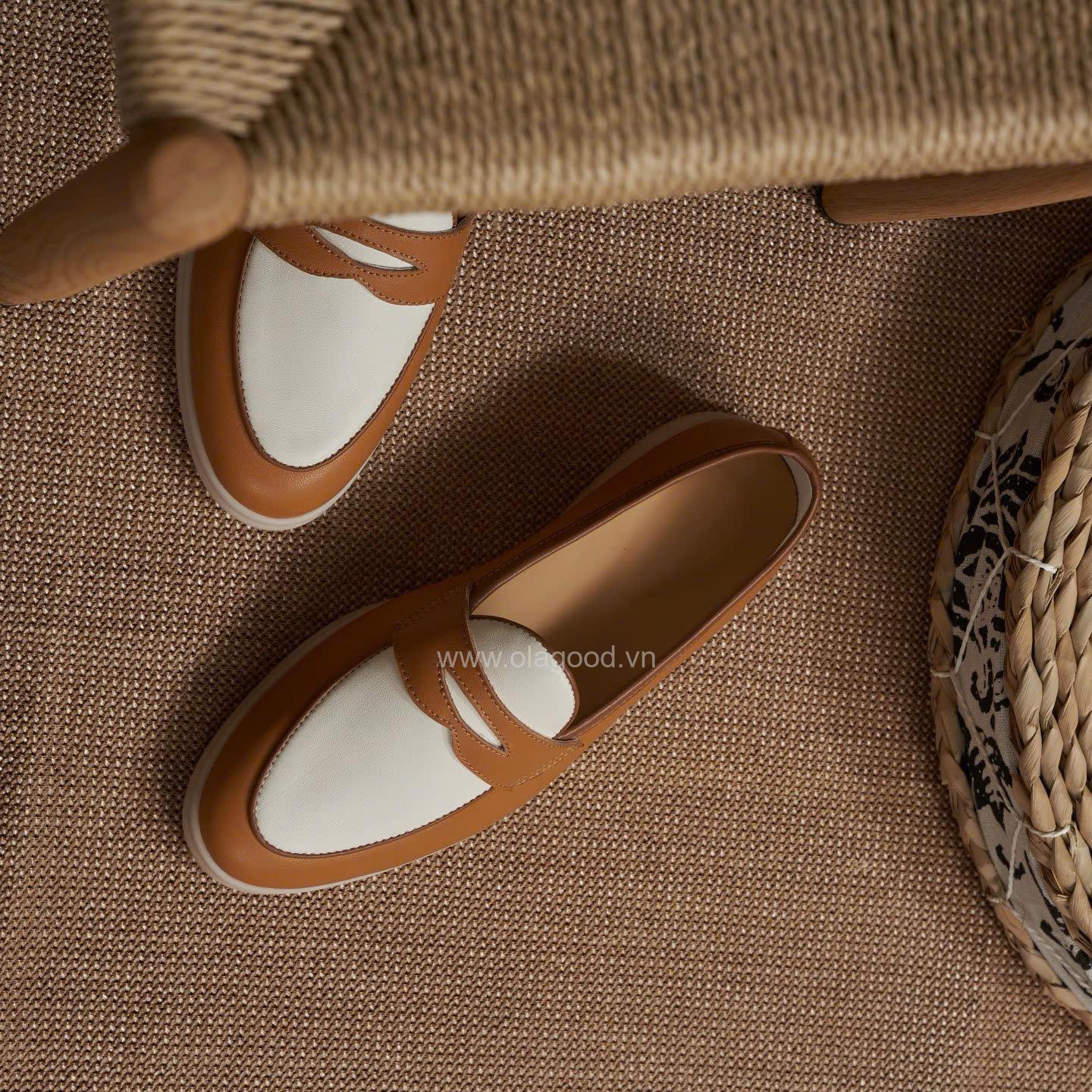 Giày loafer penny da bê cao cấp - ZLP016B - Hình ảnh 23