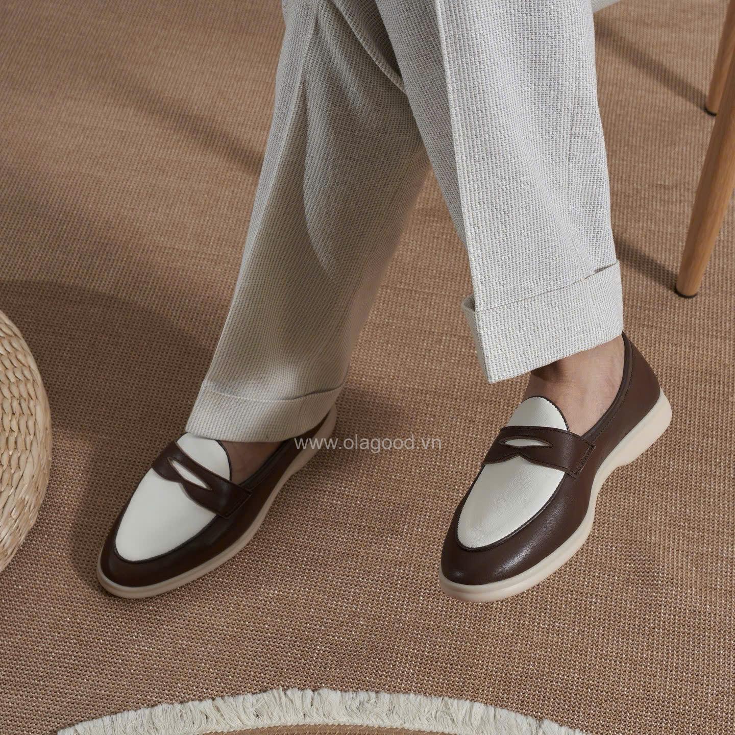 Giày loafer penny da bê cao cấp - ZLP016B - Hình ảnh 28