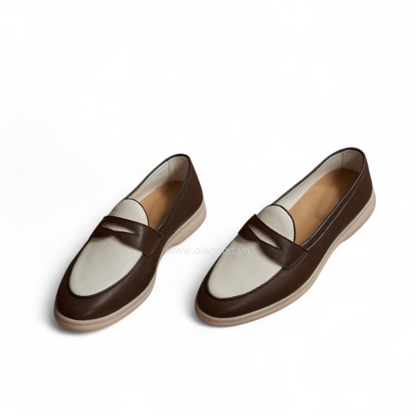 Giày loafer penny da bê cao cấp - ZLP016B - Hình ảnh 3