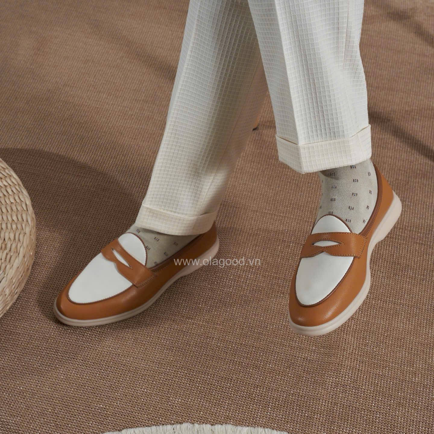 Giày loafer penny da bê cao cấp - ZLP016B - Hình ảnh 33