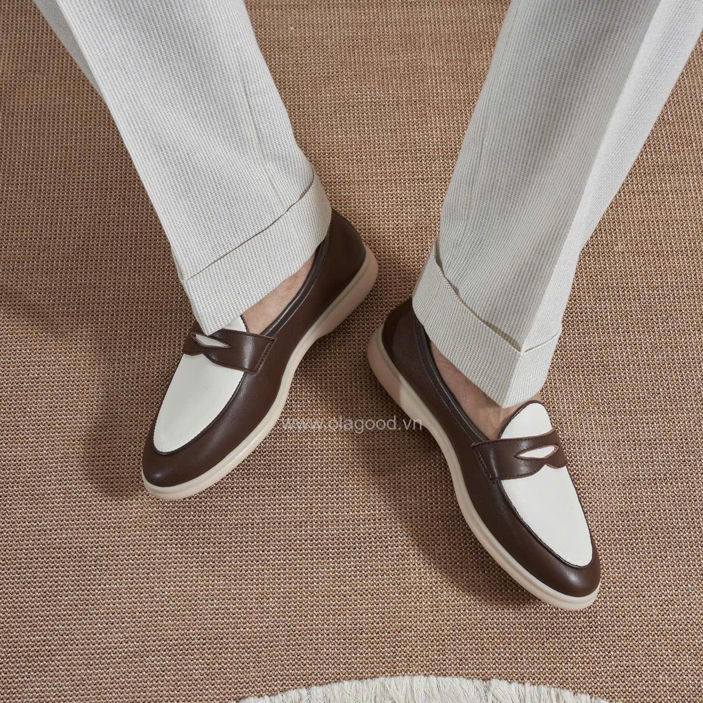 Giày loafer penny da bê cao cấp - ZLP016B - Hình ảnh 35