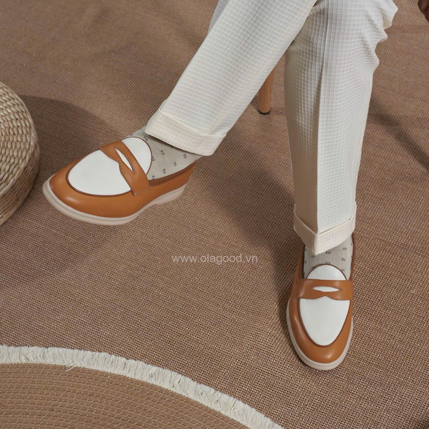 Giày loafer penny da bê cao cấp - ZLP016B - Hình ảnh 36