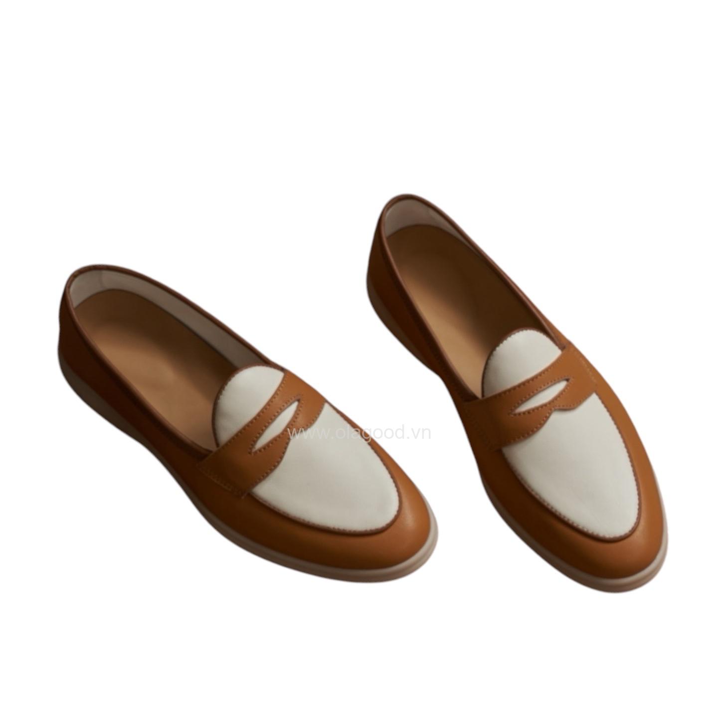 Giày loafer penny da bê cao cấp - ZLP016B - Hình ảnh 5