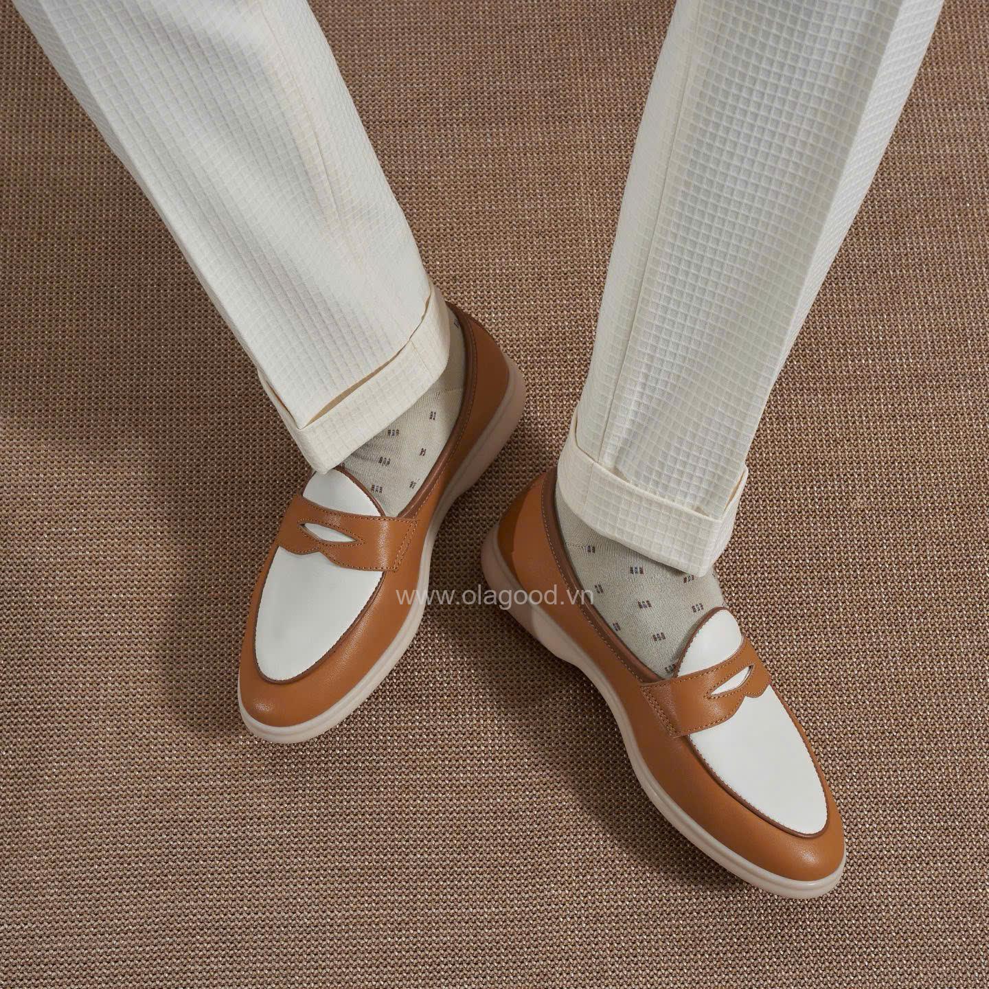 Giày loafer penny da bê cao cấp - ZLP016B - Hình ảnh 39