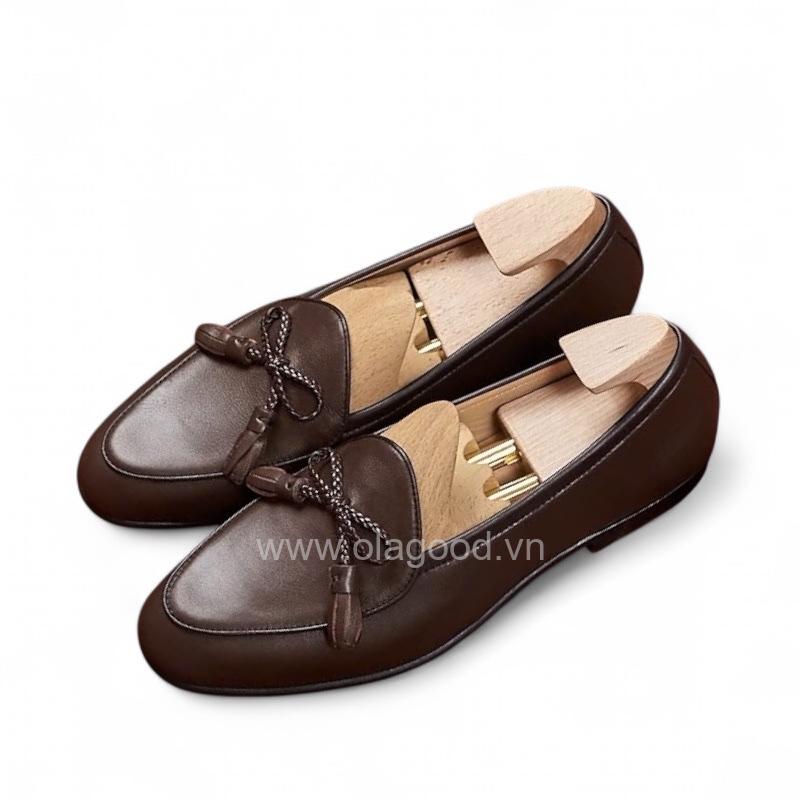 Giày loafer tassel belgian da bê cao cấp - ZLTB0110B