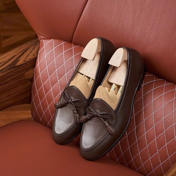 Giày loafer tassel belgian da bê cao cấp - ZLTB0110B - Hình ảnh 11