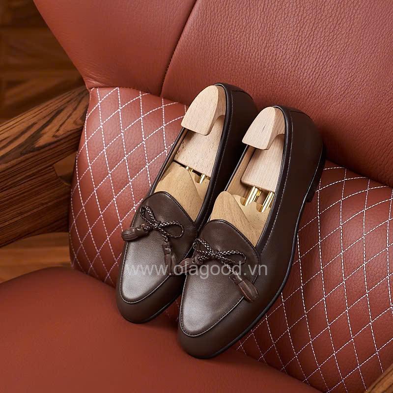 Giày loafer tassel belgian da bê cao cấp - ZLTB0110B - Hình ảnh 11