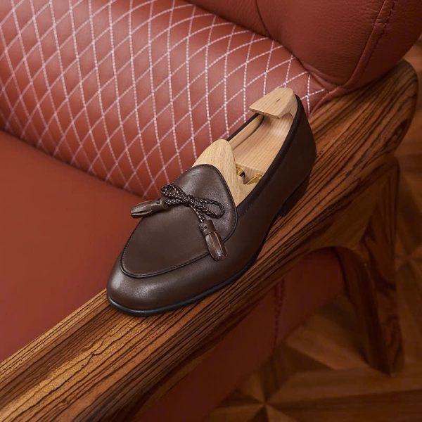 Giày loafer tassel belgian da bê cao cấp - ZLTB0110B - Hình ảnh 12