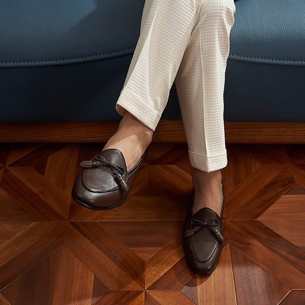 Giày loafer tassel belgian da bê cao cấp - ZLTB0110B - Hình ảnh 15