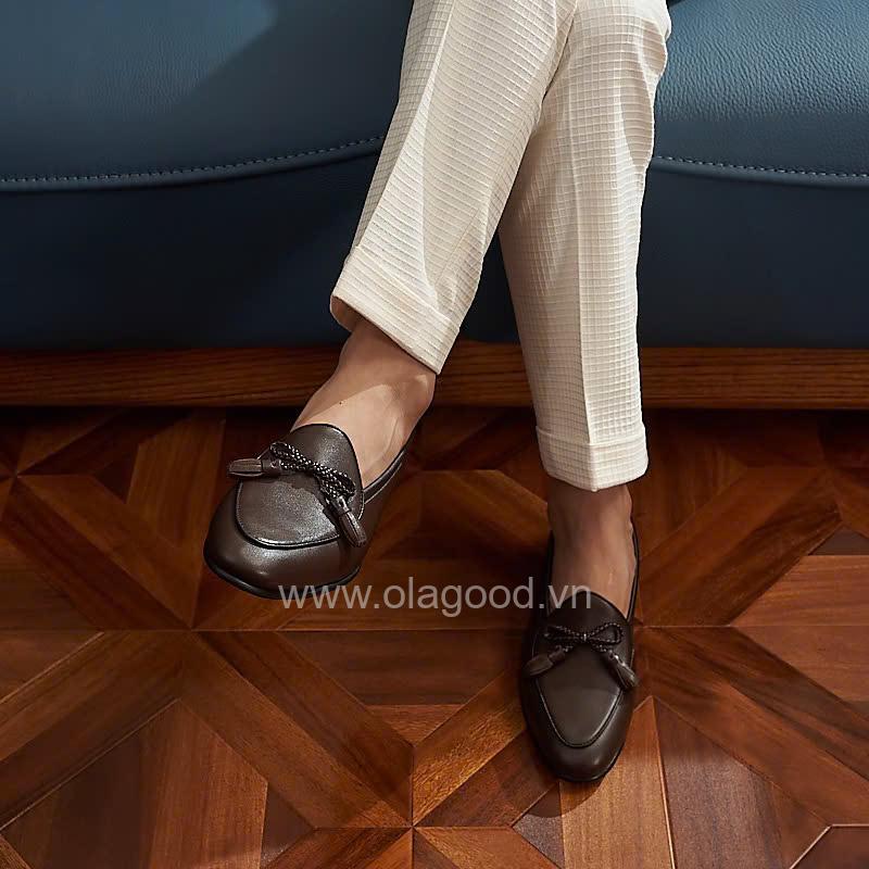 Giày loafer tassel belgian da bê cao cấp - ZLTB0110B - Hình ảnh 15