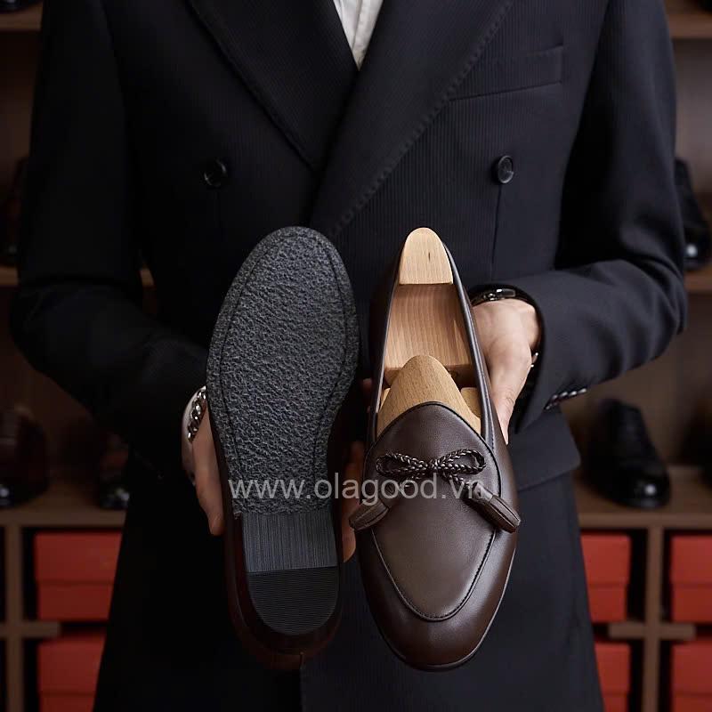 Giày loafer tassel belgian da bê cao cấp - ZLTB0110B - Hình ảnh 17