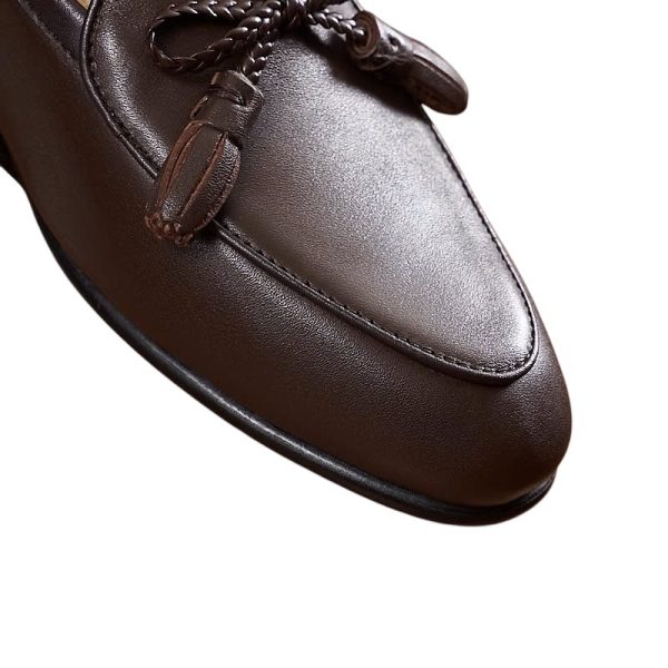 Giày loafer tassel belgian da bê cao cấp - ZLTB0110B - Hình ảnh 7