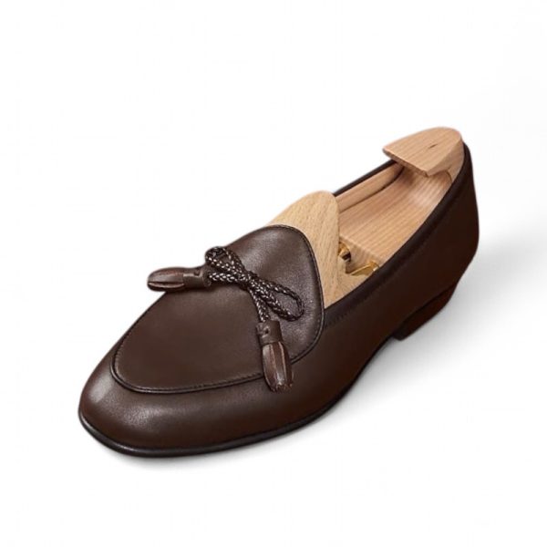 Giày loafer tassel belgian da bê cao cấp - ZLTB0110B - Hình ảnh 5