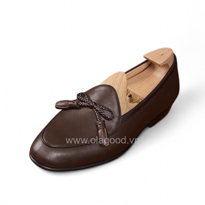 Giày loafer tassel belgian da bê cao cấp - ZLTB0110B - Hình ảnh 5