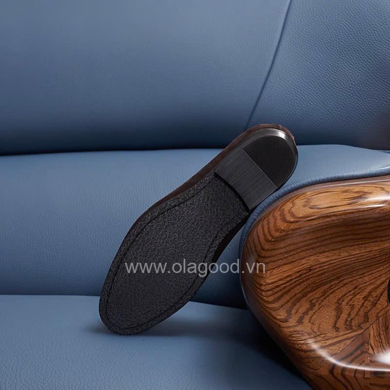 Giày loafer tassel belgian da lộn cao cấp - ZLTB018B - Hình ảnh 11