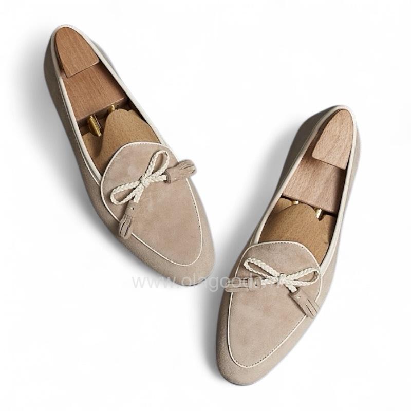 Giày loafer tassel belgian da lộn cao cấp - ZLTB017B - Hình ảnh 4