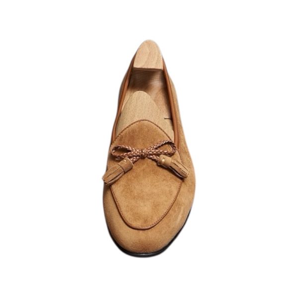Giày loafer tassel belgian da lộn cao cấp - ZLTB019B - Hình ảnh 7
