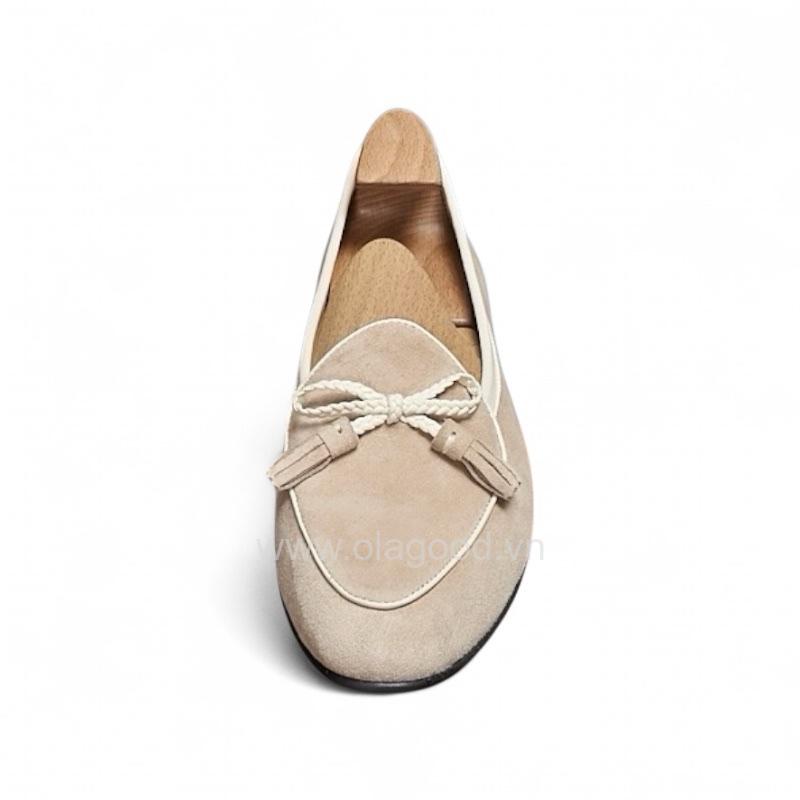Giày loafer tassel belgian da lộn cao cấp - ZLTB017B - Hình ảnh 5