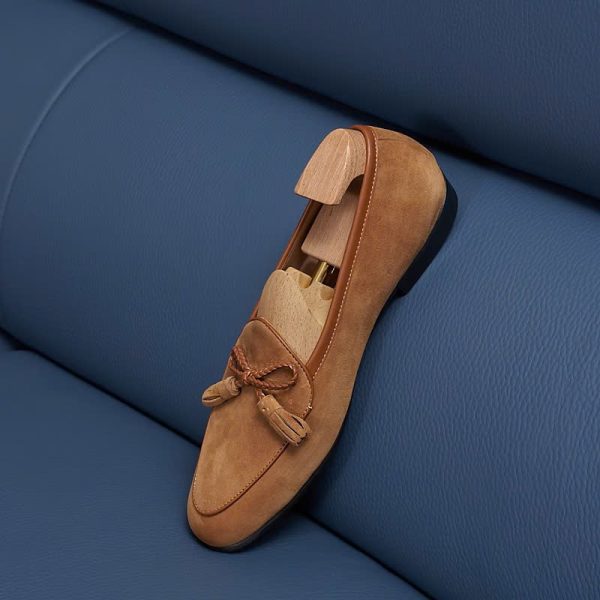 Giày loafer tassel belgian da lộn cao cấp - ZLTB019B - Hình ảnh 17