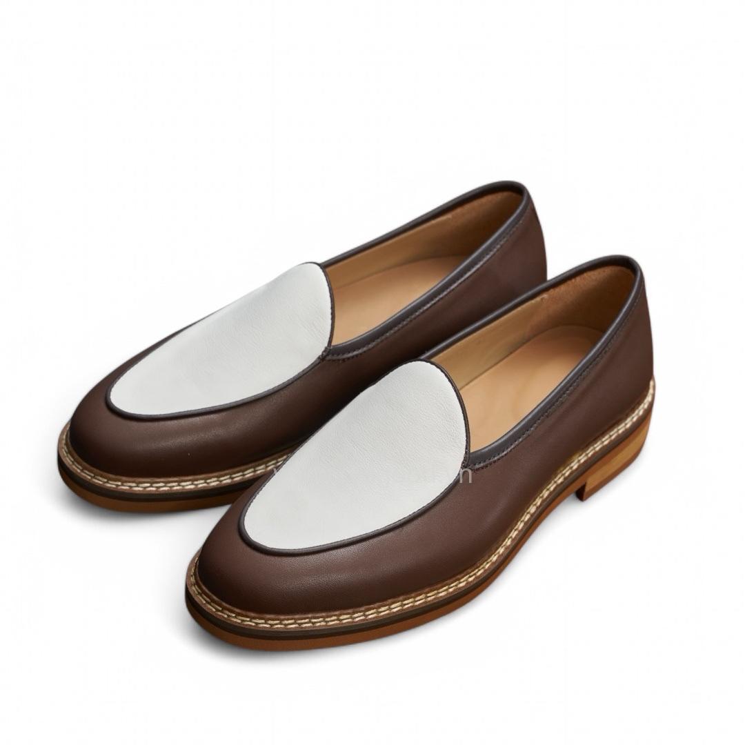 Giày nam Spectator loafer da bê cao cấp - ZLF014B