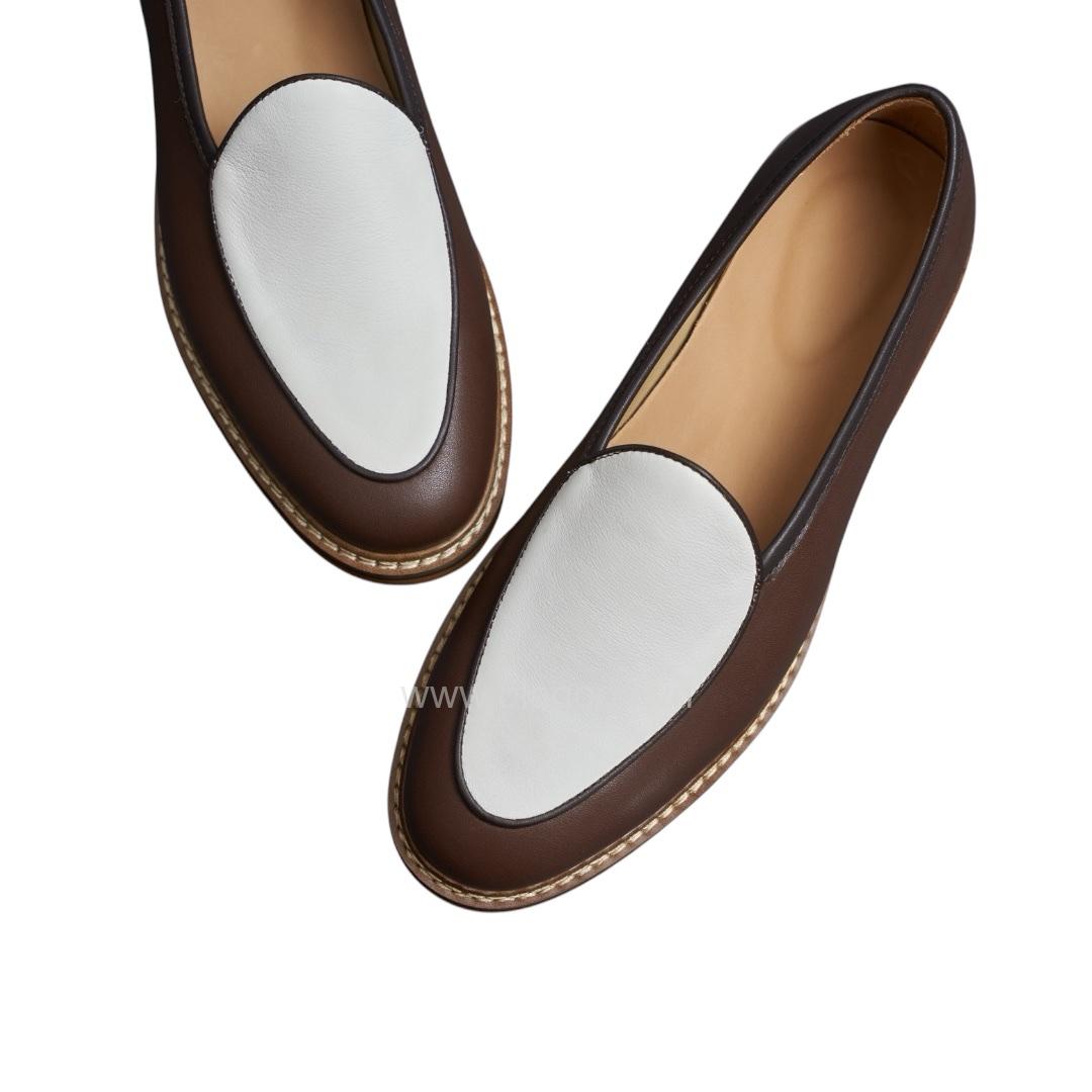 Giày nam Spectator loafer da bê cao cấp - ZLF014B - Hình ảnh 3